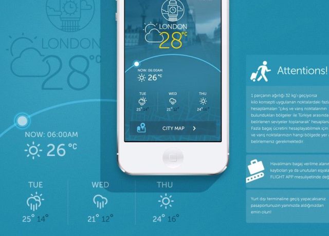 <b>天氣預報應用</b>